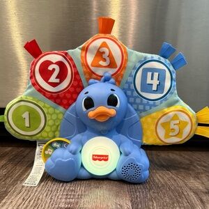Like New Fisher Price Peacock Linkimal Baby Toddler Learning Toy Educational